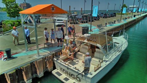 Handicaptain Model B - At the Dunkirk Harbor, for The City of Dunkirk, NY - On Lake Erie -
   In Operation since July, 2025.